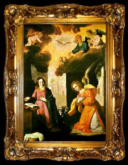 framed  Francisco de Zurbaran annunciation, ta009-2